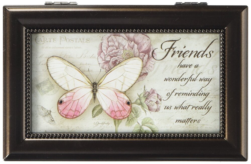 7946 Home Accents 18286 Friends Jane Shaky Music Box, 6-Inch by 4-Inch by